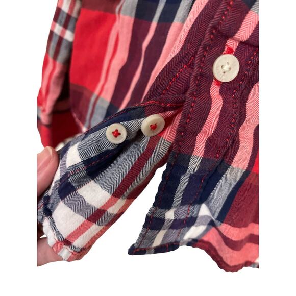 Urban Pipeline Mens Long Sleeve Flannel Button-Down Red Size XL - Picture 5 of 7